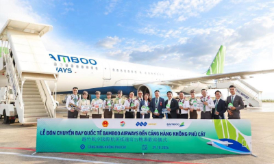 Bamboo Airways khai trương chuyến bay thẳng từ Macao đến sân bay Phù Cát