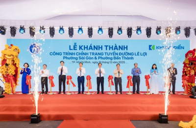 Đường Lê Lợi chính thức “khoác áo mới” chào đón năm 2026