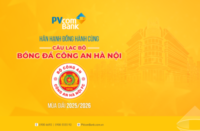 PVcomBank đồng hành cùng CLB Công an Hà Nội phát triển bóng đá Việt Nam 
