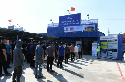 Người dân phía Nam Thủ đô chen chân đăng ký việc làm tại siêu dự án Khu đô thị Thể thao Quốc tế Hà Nội
