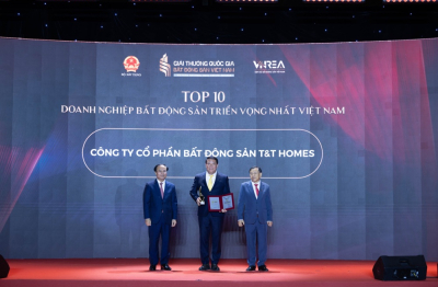 T&T Homes lập “cú đúp” tại Giải thưởng Quốc gia Bất động sản Việt Nam lần thứ II