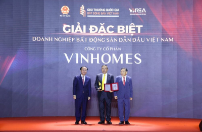 Vinhomes nhận 'siêu giải thưởng' – dẫn đầu thị trường bất động sản Việt Nam