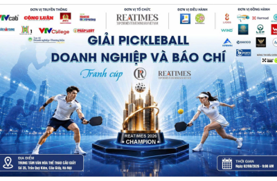 Lộ diện các bảng đấu Giải Pickleball Báo chí và Doanh nghiệp tranh cúp Reatimes 2026