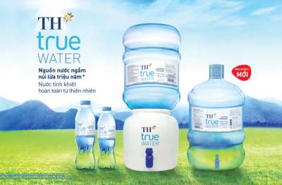 TH ra mắt TH true WATER bình vòi  18,5 L tiện lợi từ nguồn nước ngầm núi lửa triệu năm