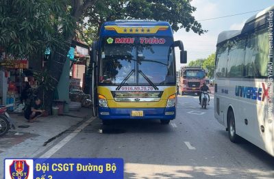 Hưng Yên: Xử lý nghiêm các phương tiện vi phạm luật giao thông đường bộ trên Quốc lộ 10