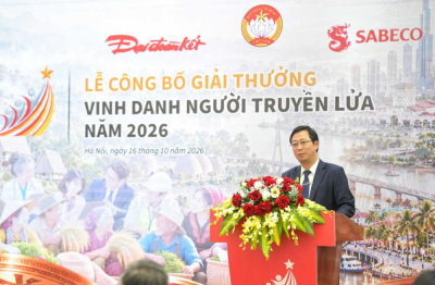 SABECO cùng Mặt trận Tổ quốc Việt Nam vinh danh Người Truyền Lửa 2026