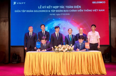 Geleximco, ABBank ký kết hợp tác toàn diện với VNPT, kết nối tài chính – sản xuất - công nghệ phục vụ khách hàng
