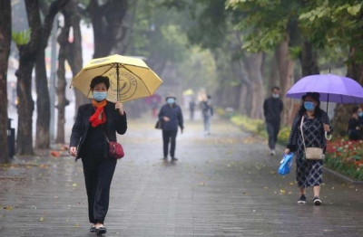 Bắc Bộ mưa phùn, Nam Bộ có nơi nắng nóng