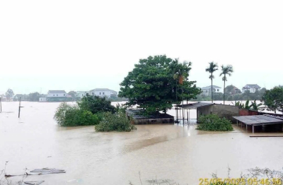 Hà Tĩnh: Mưa lớn gây ngập lụt diện rộng, nhiều thiệt hại về tài sản và hoa màu