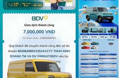 Khách hàng Việt háo hức khoe “bấm nút” chốt cọc sớm VinFast EC Van