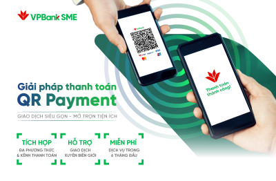 VPBank SME triển khai giải pháp QR Payment: Một mã QR duy nhất chấp nhận thanh toán từ chuyển khoản đến thẻ tín dụng