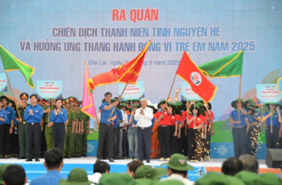 Trung ương Đoàn tổ chức ra quân Chiến dịch Thanh niên tình nguyện Hè năm 2025 tại Gia Lai