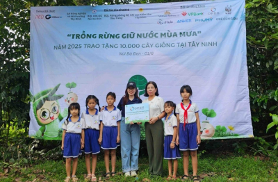 Hưởng ứng ngày môi trường thế giới, OPES trao tặng gần 1.300 cây giống tại tỉnh Tây Ninh