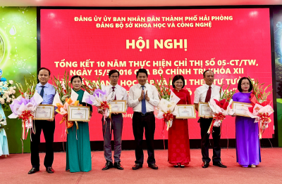 Sở Khoa học và Công nghệ thành phố Hải Phòng: Nhiều thành tích nổi bật trong thực hiện Chỉ thị số 05-CT/TW