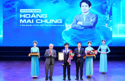 Doanh nhân Hoàng Mai Chung được trao giải “nhà lãnh đạo tiên phong đổi mới, sáng tạo”