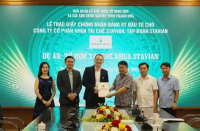Stavian đầu tư Dự án Tổ hợp Tái chế nhựa ở Thanh Hóa
