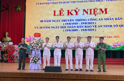  Hưng Yên: Công an xã Thái Thụy điểm tựa bình yên cho Nhân dân 