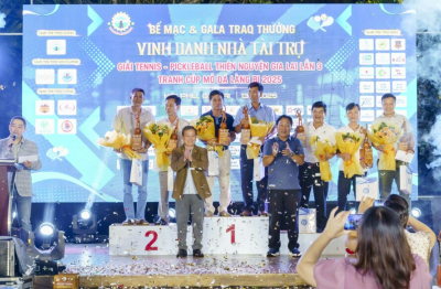 Giải Tennis - Pickleball thiện nguyện Gia Lai quyên góp gần 1 tỷ đồng