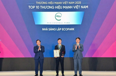 Nhà sáng lập Ecopark là Thương hiệu mạnh Việt Nam 2025
