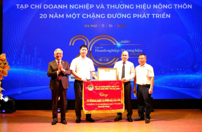 Thư cảm ơn nhân kỷ niệm 20 năm Tạp chí Doanh nghiệp và Thương hiệu nông thôn xuất bản số báo đầu tiên