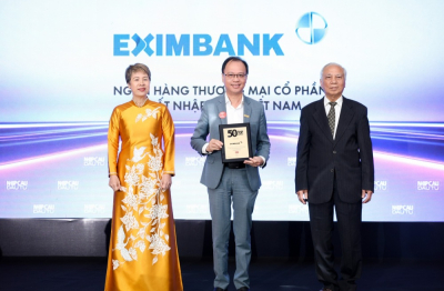 Eximbank được vinh danh top 50 Công ty kinh doanh hiệu quả nhất Việt Nam 2025  ﻿