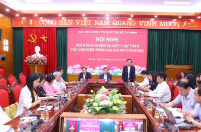 Học viện Chính trị quốc gia Hồ Chí Minh góp ý vào dự thảo các văn kiện Đại hội XIV của Đảng