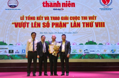 Lễ tổng kết, trao giải cuộc thi viết 'Vượt lên số phận' lần VIII