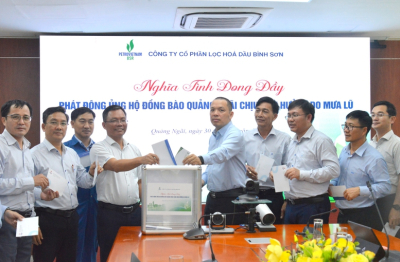 BSR quyên góp ủng hộ đồng bào Quảng Ngãi khắc phục hậu quả mưa lũ