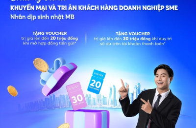 MB tri ân khách hàng doanh nghiệp SME nhân dịp sinh nhật