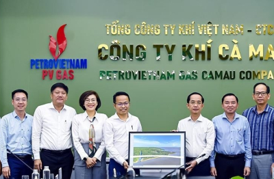 Đoàn công tác tỉnh Cà Mau đến thăm và làm việc tại PV GAS CA MAU