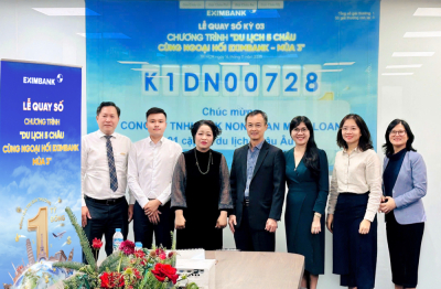 Eximbank công bố khách hàng trúng thưởng chương trình