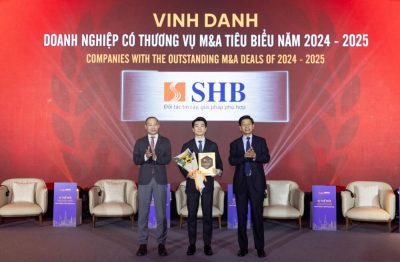 SHB được vinh danh “Doanh nghiệp có thương vụ M&A tiêu biểu năm 2024-2025”