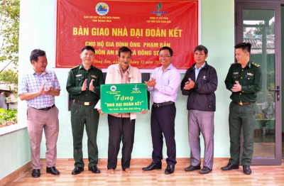 Khánh thành nhà đại đoàn kết do BSR tài trợ tại tỉnh Quảng Ngãi