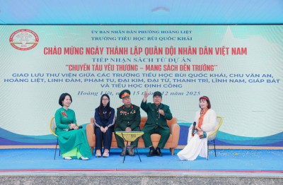 Ra mắt “Chuyến tàu yêu thương – Mang sách đến trường”, lan tỏa văn hóa đọc trong học đường