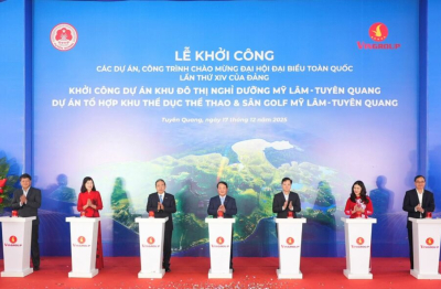 Vingroup khởi công Khu đô thị nghỉ dưỡng suối khoáng và Tổ hợp Khu Thể dục Thể thao Mỹ Lâm – Tuyên Quang