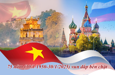 Việt - Nga: 75 năm gắn kết và tình đoàn kết vượt thời gian