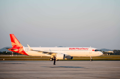 Sun PhuQuoc Airways đạt chỉ số đúng giờ 93,5% tháng 12/2025, cao nhất toàn ngành hàng không nội địa