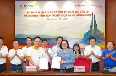 HDBank đẩy mạnh gói vay ưu đãi 12.000 tỷ đồng để đồng hành với người dân phục hồi sau lũ, an tâm đón Tết