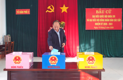 Gần 2,6 triệu cử tri Gia Lai tham gia ngày hội non sông