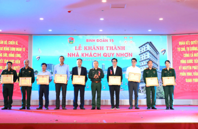 Binh đoàn 15 khánh thành Nhà khách Quy Nhơn: Tiêu chuẩn 5 sao, điểm nhấn du lịch phố biển