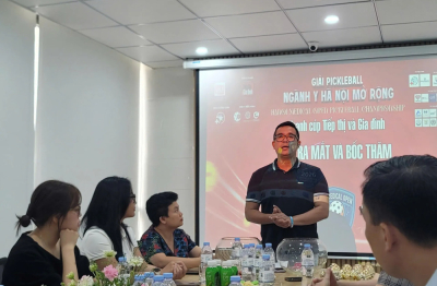 Bốc thăm, chia bảng giải Pickleball ngành Y Hà Nội mở rộng 2026 tranh cúp Tiếp thị và Gia đình