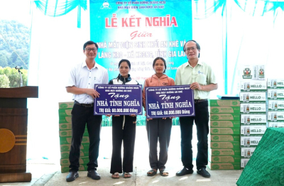 Nhà máy Đường và Điện sinh khối An Khê: Về làng kết nghĩa, trao mái ấm cho dân