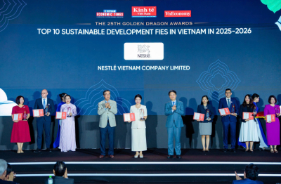 Nestlé Việt Nam được vinh danh tại Giải thưởng Rồng Vàng lần thứ 25 về Phát triển Chuỗi giá trị Nông nghiệp bền vững