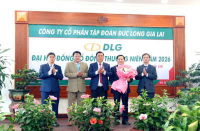 Đức Long Gia Lai (DLG): Mục tiêu lợi nhuận năm 2026 đạt trên 450 tỷ đồng