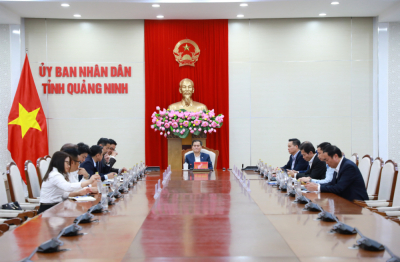 Quảng Ninh: Lãnh đạo tỉnh làm việc với Tập đoàn Amata và Tập đoàn Marubeni