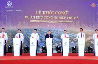 Hà Nội khởi công khu công nghiệp vốn đầu tư hơn 2.900 tỷ đồng ở phía Nam Thủ đô