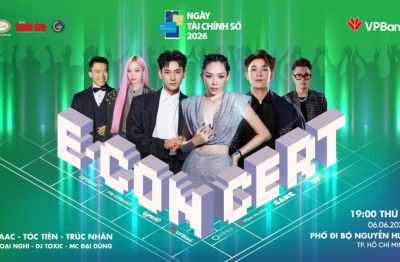Dàn sao triệu view đổ bộ E-Concert tại Ngày tài chính số 2026, người hâm mộ háo hức săn vé fanzone