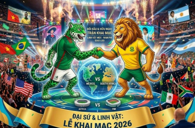 Khai mạc World Cup 2026: Chủ nhà Mexico và đội tuyển Nam Phi