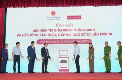 Agribank đồng hành cùng tỉnh Ninh Bình triển khai mô hình Kiosk thông minh: “Cú hích” chuyển đổi số hành chính công