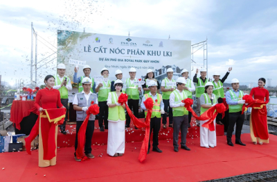 Phú Gia Royal Park Quy Nhơn: Cất nóc Phân khu LK1 sau 10 tháng thi công thần tốc